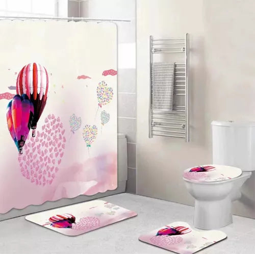 Juego De Baño Cortinas Set De Baño Alfom